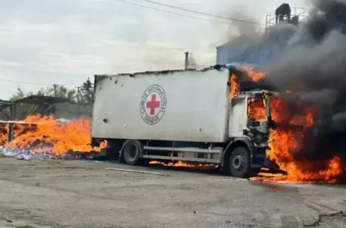 Qızıl Xaç işçiləri Donetsk hücumunda həlak olublar
