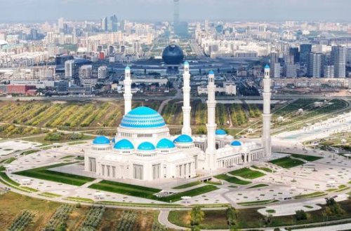 Orta Asiyanın ən böyük məscidi: Böyük Nur Sultan Məscidi
