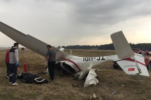 Bursada təlim təyyarəsi qəzaya uğrayıb, iki pilot ölüb