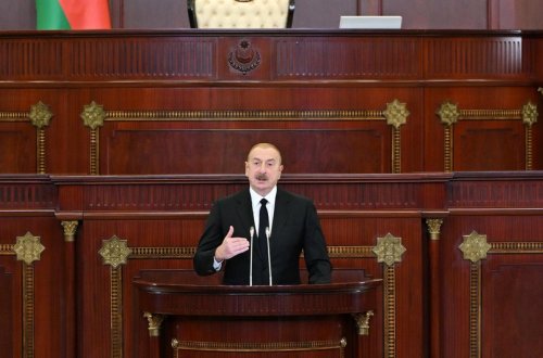 Azərbaycan lideri Milli Məclisdə çıxışında ölkə qarşısında duran bəzi vəzifələri açıqlayıb