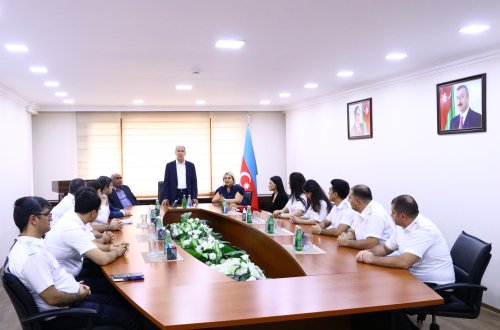 Prokurorluğun veteranları və gənc hüquqşünaslarla görüş keçirilib