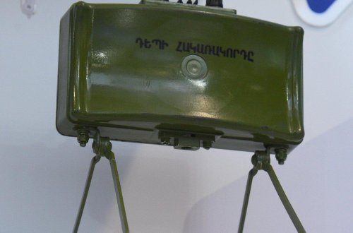 Xankəndidə tapılan minalar ADEX-də nümayiş olunur - FOTO