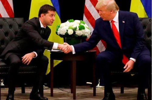 Tramp bu gün Zelenski ilə görüşəcək