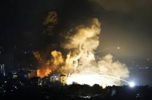 İsrail ordusu Beyrutun cənub şəhərətrafına zərbə endirib