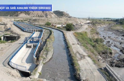 “Türyançay sol sahil kanalı” yenidən qurulur