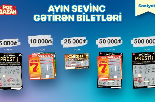 Bakıda “Prestij” lotereyasında 500 000 manat qazanıldı
