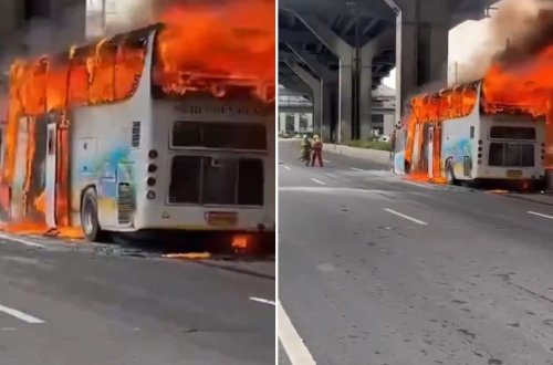 Taylandda məktəb avtobusu yandı - 22 uşaq və 3 müəllim öldü