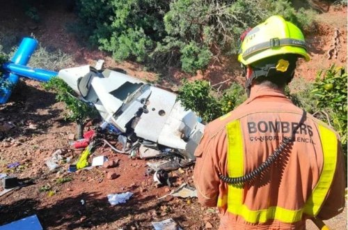 İspaniyada dəhşətli qəza: Helikopter yüksək gərginlikli xəttə çırpılıb