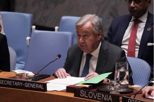 İsrail Birləşmiş Millətlər Təşkilatının baş katibi Quterreşi “istənilməyən adam” elan edib