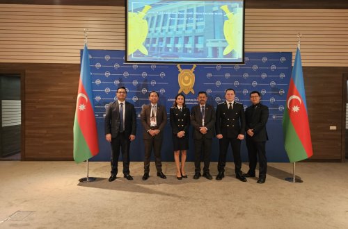İndoneziya Baş prokurorunun müavininin rəhbərlik etdiyi nümayəndə heyəti Baş prokuror yanında Korrupsiyaya qarşı Mübarizə Baş İdarəsində olub