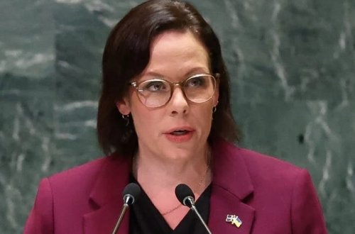 Parlamentdə İsveç xarici işlər naziri Stenerqarda pomidor hücumu