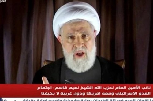 Hizbullah baş katibinin müavini Qasım: ABŞ Qəzzada törədilən bütün cinayətlərdə mühüm tərəfdaşdır 