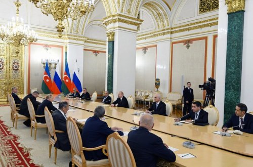 Prezident İlham Əliyev: Azərbaycan ilə Rusiya arasında ikitərəfli münasibətlərin dinamikası kifayət qədər nəzərə çarpır