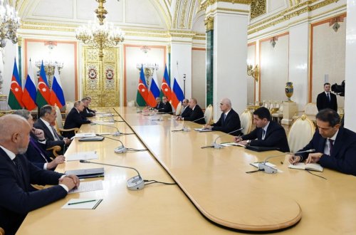 Moskvada İlham Əliyevin Vladimir Putinlə görüşü olub - YENİLƏNİB 