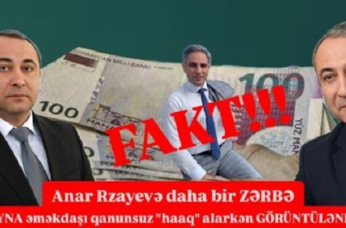 Anar Rzayevə daha bir ZƏRBƏ: AYNA əməkdaşı qanunsuz “haqq” alarkən GÖRÜNTÜLƏNDİ – VİDEO