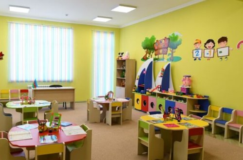 Bu özəl bağçada uşaqlara yatmaları üçün 