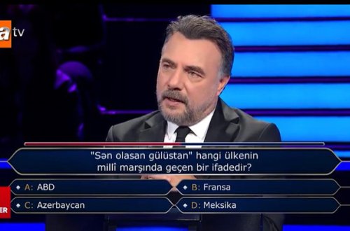 Oktay Kaynarca himnimizi bilməyən iştirakçıya əsəbiləşdi - VİDEO