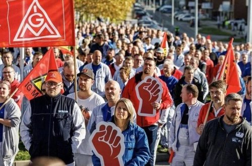 Almaniyada metal işçilərinin xəbərdarlıq tətili