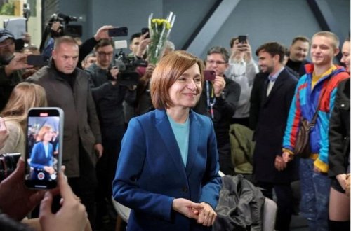 Moldovada qərbyönlü Sandu yenidən seçildi: Rusiyanın “xarici səslərin gətirildiyi” iddiası var