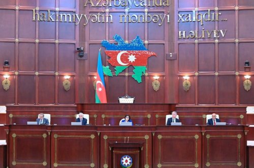 Milli Məclis Zəfər Günü münasibətilə Prezident İlham Əliyevi və birinci xanımı təbrik edib