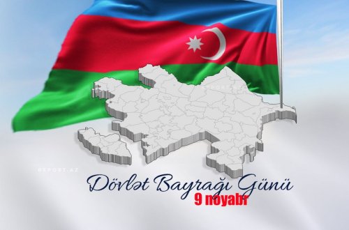 Azərbaycanda Dövlət Bayrağı Günüdür
