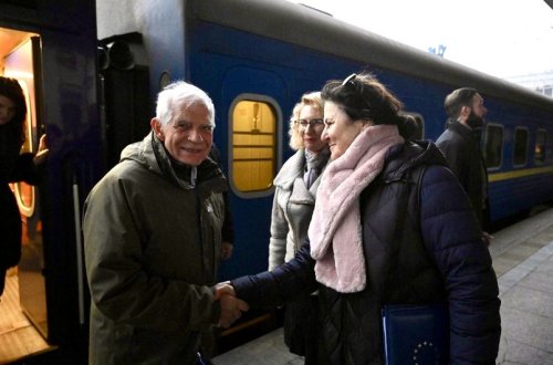 Josep Borrell Aİ diplomatiyasının rəhbəri kimi Kiyevə sonuncu səfərini edib