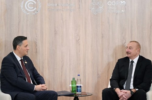 Prezident İlham Əliyev Bosniya və Herseqovinanın Rəyasət Heyətinin Sədri və üzvü ilə görüşüb - YENİLƏNİB