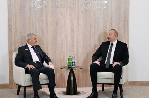 İlham Əliyev İraq Prezidenti ilə görüşüb - YENİLƏNİB