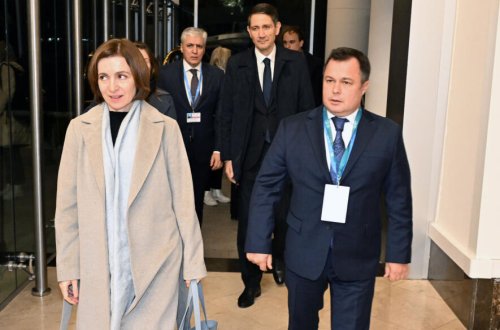 Maya Sandu Azərbaycana səfərə gəlib - FOTO