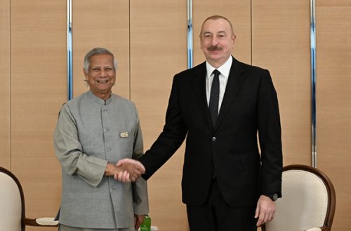 Prezident görüşlər keçirir - Fotolar - Yenilənib