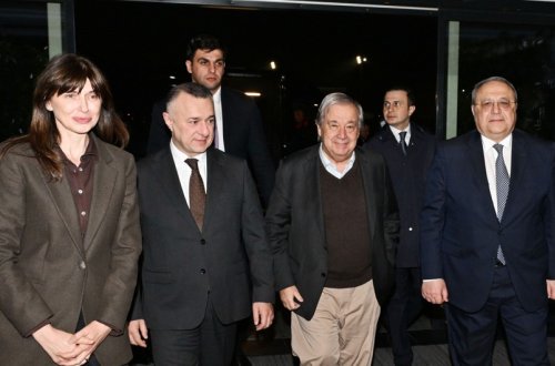 BMT Baş katibi Antonio Quterreş Azərbaycana səfərə gəlib