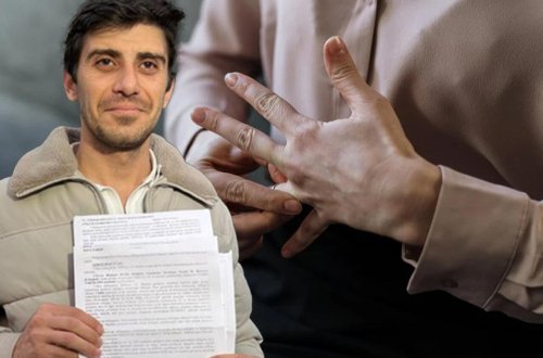 Subay adama məhkəmədən boşanma kağızı gəldi - FOTO