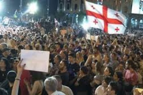 DİN: Tbilisidə etiraz aksiyaları zamanı 107 nəfər saxlanıldı