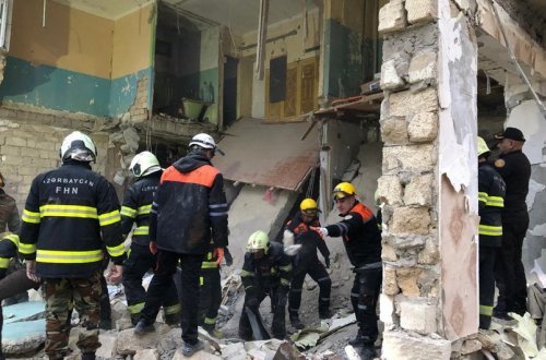 Sumqayıtdakı partlayışla bağlı bu vaxtadək üç nəfər dağıntılar altından sağ çıxarılıb - YENİLƏNİB