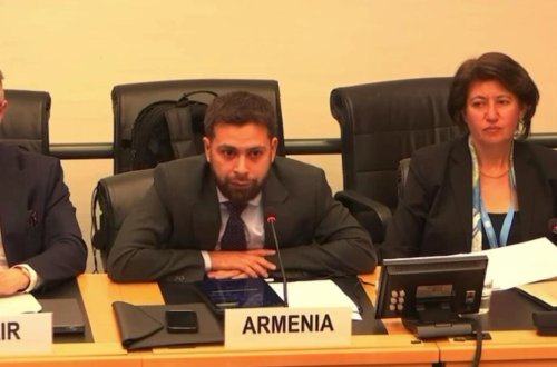 Ermənistan rəsmisi BMT tribunasından faşist Qaregin Njdeni müdafiə etdi - VİDEO