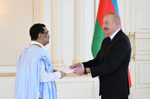 İlham Əliyev Mavritaniyanın Azərbaycandakı yeni səfirinin etimadnaməsini qəbul edib - YENİLƏNİB