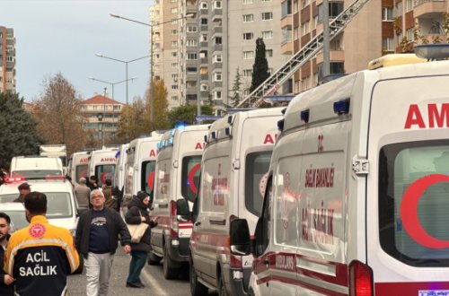 Türkiyədə yaşayış binasında güclü partlayış - Yaralılar var - FOTOlar