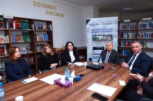 ADU-da “Qərbi Azərbaycan: soyqırıma məruz qalan tarixi-mədəni irsimiz” mövzusunda tədbir keçirilib - FOTOLAR