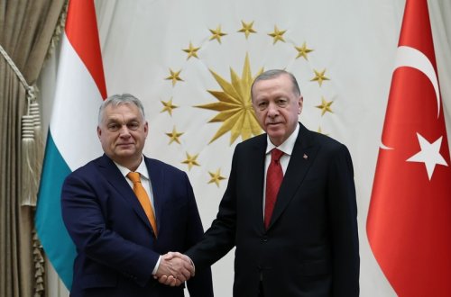 Ərdoğan Viktor Orbanla görüşüb