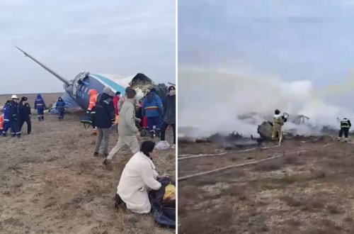 AZAL təyyarəsinin Aktauda qəzaya uğraması nəticəsində 12 nəfər sağ qalıb - YENİLƏNİB