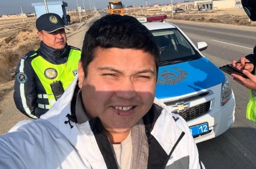 Qəza görüntülərini lentə alan bloqer saxlanıldı - FOTO