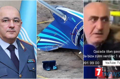 Qəzada ölən şəxsi atası: 