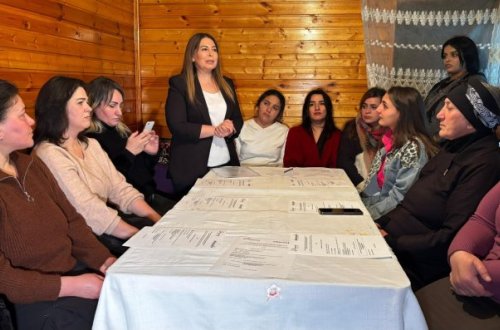 Şamaxıda fermer təsərrüfatında praktik təlim keçirilib