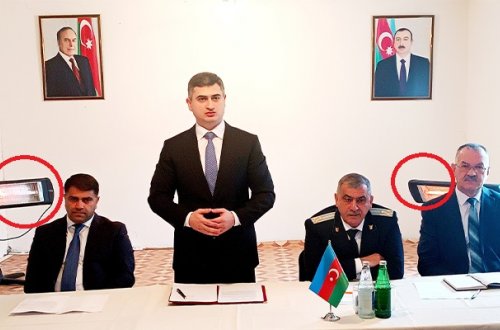 Soyuq otaqlara icra başçısı üçün qoyulan qızdırıcılar - Foto