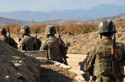 Erməni səngərindən ağlasığmaz görüntü: bunu da etdilər - VİDEO