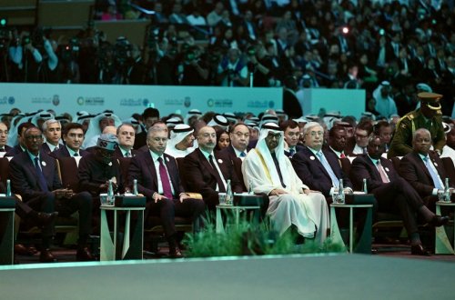 Prezident İlham Əliyev Əbu-Dabi Dayanıqlılıq Həftəsinin rəsmi açılış mərasimində iştirak edib - YENİLƏNİB