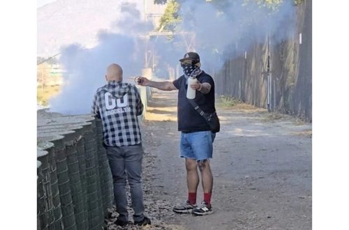 Los-Ancelesdə inanılmaz görüntü: Yanğın törətməyə çalışdılar