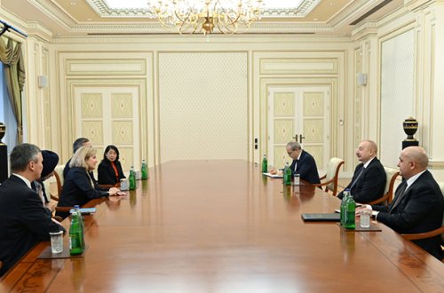 Prezident Cenni Consonu qəbul etdi - Fotolar