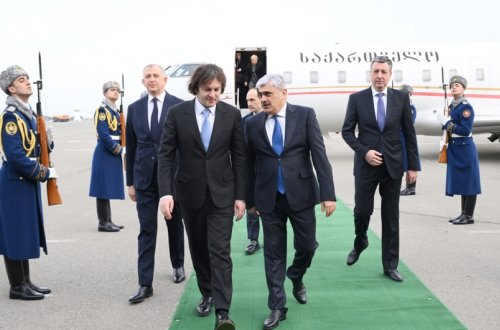 Gürcüstanın Baş naziri Azərbaycana səfərə gəlib