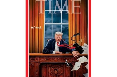 Time jurnalından diqqət çəkən üz qabığı: Tramp qayıdıb